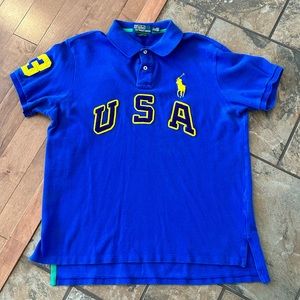 Polo Ralph Lauren Spell-Out Big Pony Short Sleeve Polo Shirt